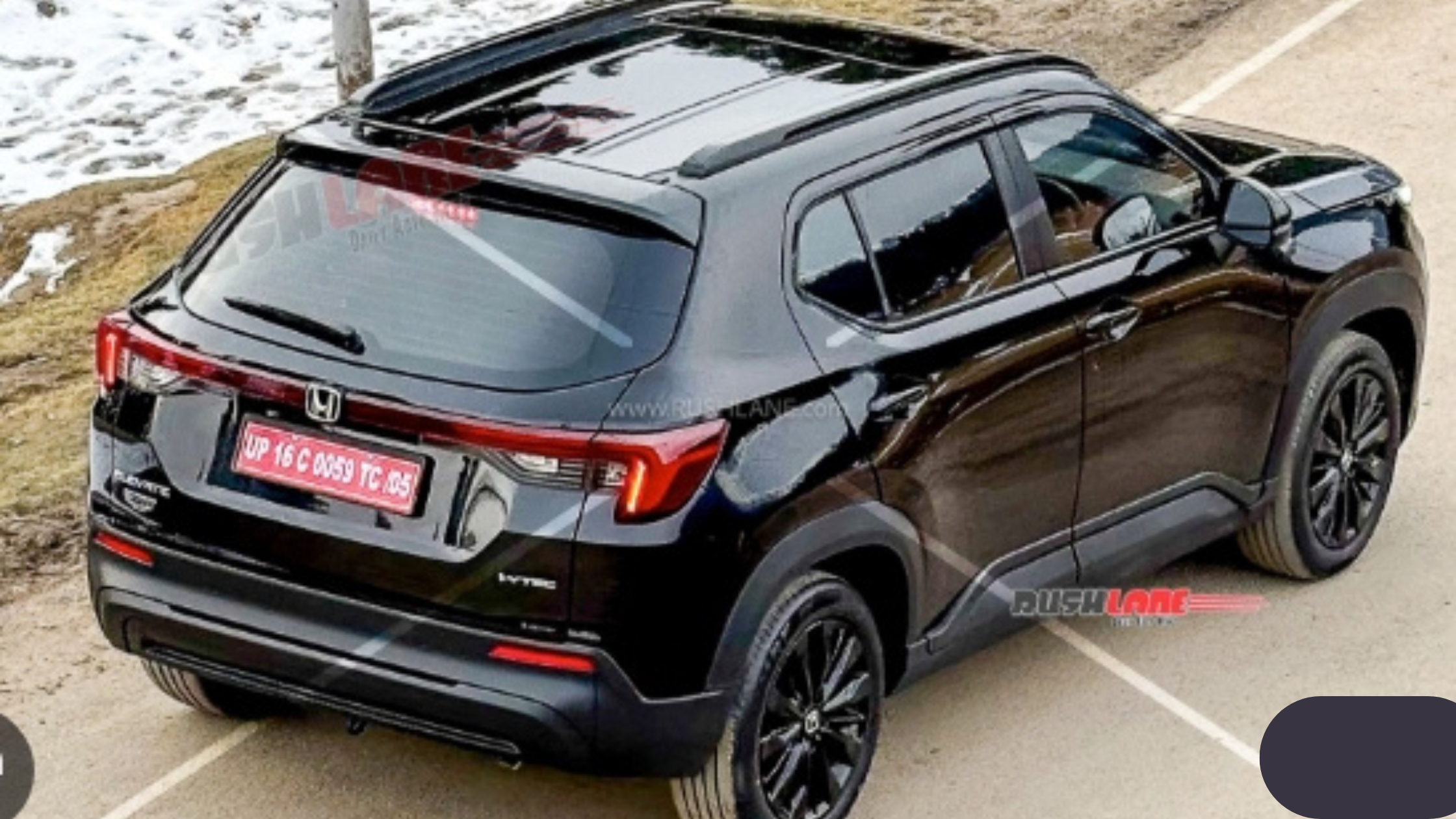 Honda Elevate Black Edition की पहली झलक